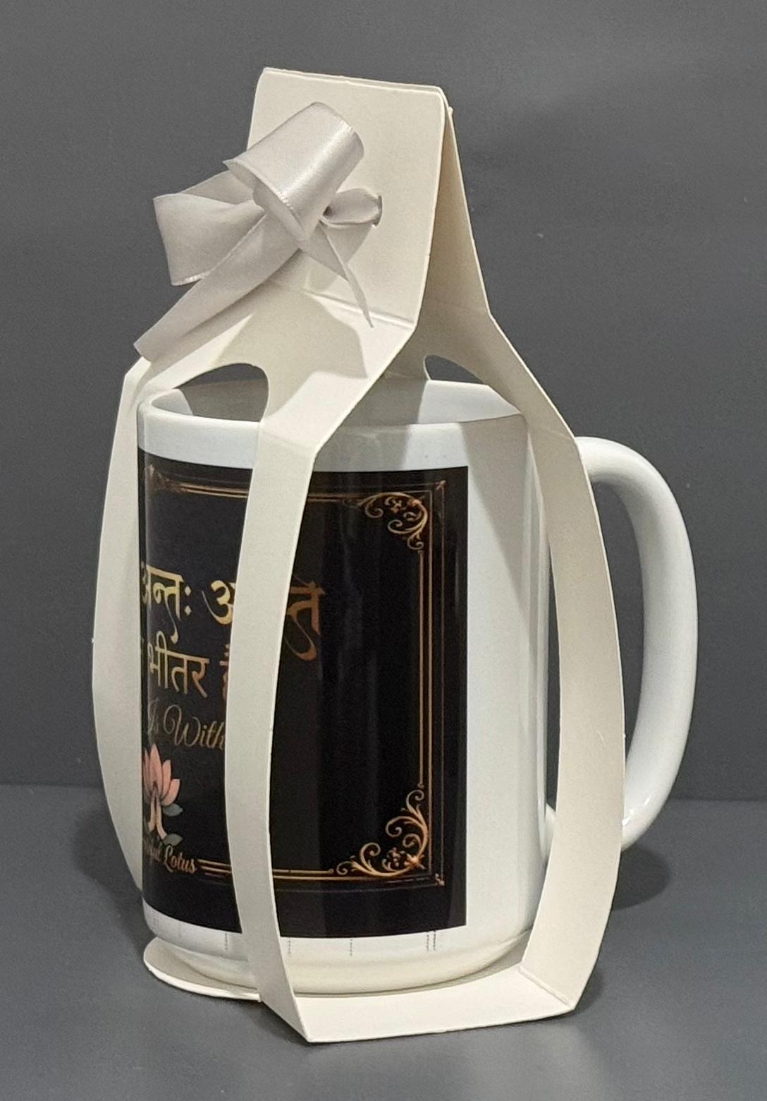 Shantih Antah Asti Mug — Peace Within (15 oz)