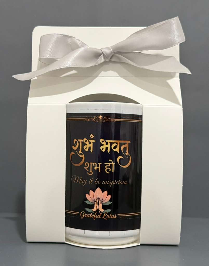 Shubham Bhavatu Mug — Auspicious Beginnings (15 oz)